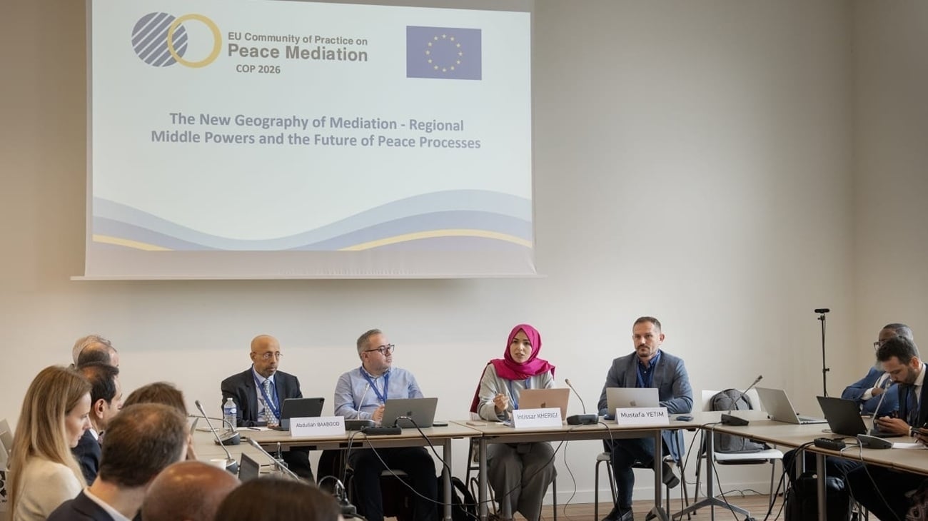The Center for Gulf Studies and Global Policy (GSGP) participated in the EU Community of Practice on Peace Mediation 2026 in Brussels